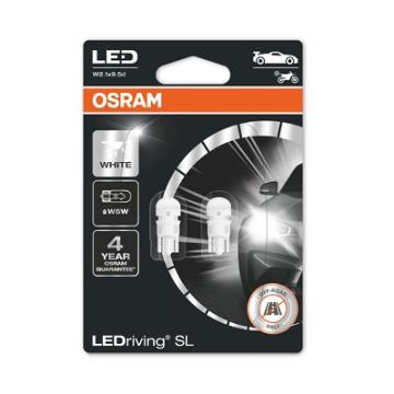 Set 2 becuri auxiliare cu led 12V (W5W) white 6000K Bli de la Auto Care Store Srl