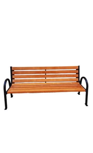 Banca de parc cu lemn de fag 983 de la Mobilier Stradal Ygrocris Srl