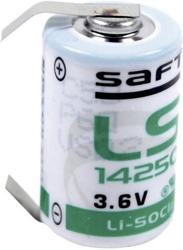 Baterie cu litiu Saft LS14250 1/2AA de 3.6V