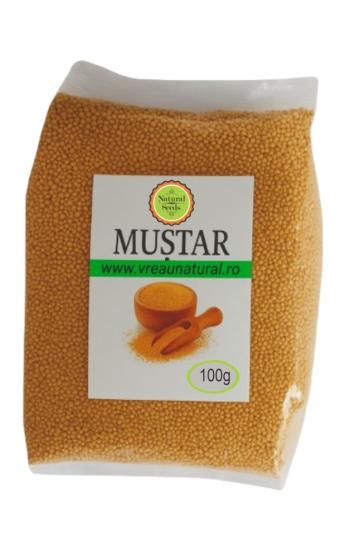 Mustar boabe 100 gr de la Natural Seeds Product SRL
