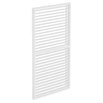 Panou lateral cu lamele (R) 123x218cm pana la 4 m alb Luxe de la Leziter Kft.