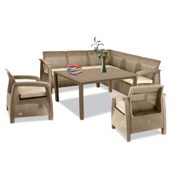 Set de mobilier de gradina Corfu Relax duo cu masa melodica