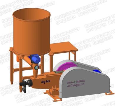 Presa brichetare mecanica BriqTech BT-065-500 de la Agro Bio Brichet Energy Solutions Srl