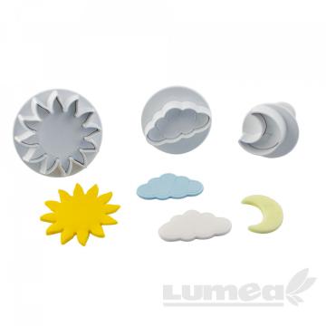 Set decupatoare Cer, 3 buc. - Lumea de la Lumea Basmelor International Srl
