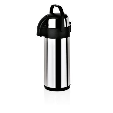 Termos cu pompa 4 litri inox - mentinere temperatura bauturi de la Ad Horeca Concept Srl