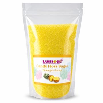 Zahar cu aroma ananas pentru vata de zahar, 1kg - Lumea de la Lumea Basmelor International Srl