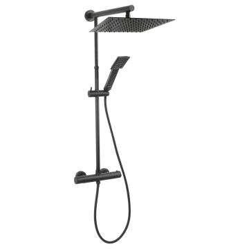 Coloana dus trevi Square Black cu baterie termostatata de la Store Dolphin Srl