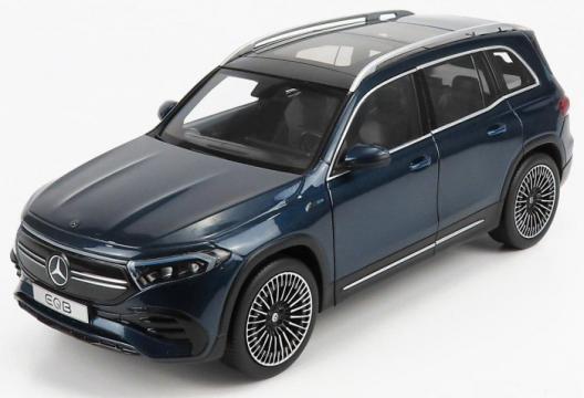 Macheta auto Mercedes-Benz EQB (X243) Denim Blue 2021 de la Hobbyplanet Romania