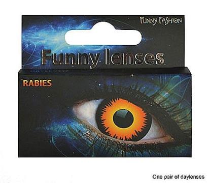 Accesorii petrecere halloween Lentile contact Rabies - 58337 de la Hobbyplanet Romania