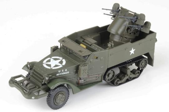 Macheta blindat M16 MGMC Halftruck 3RD Arm Div Aachen 1944 de la Hobbyplanet Romania