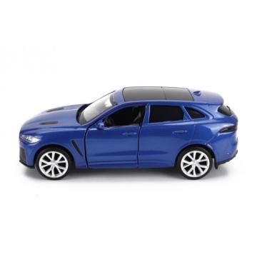 Macheta Jaguar F-Pace 1:36 Tayumo albastru de la Hobbyplanet Romania
