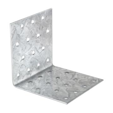 Vinclu placa perforata de imbinare lemn 100x100x80x2mm