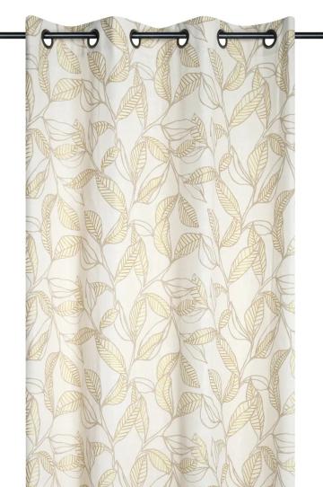 Draperie Hemera 140X260 cm, culoare greige, 100% bumbac