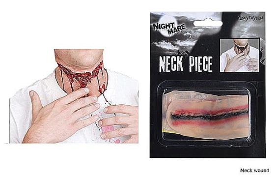 Makeup rana de gat taiat - Halloween Kit din latex