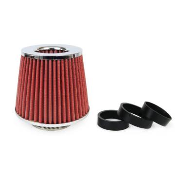 Filtru de aer conic rosu + chrome cu 3 adaptoare de la Baurent