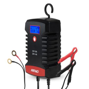 Redresor baterii digital 12V 24V 8A Amio Pro Hook de la Baurent