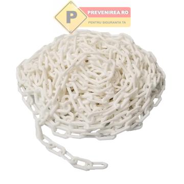 Lanturi din plastic alb
