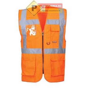 Veste reflectorizante portocalii de la Prevenirea Pentru Siguranta Ta G.I. Srl
