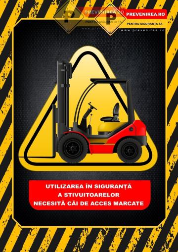Afise profesionale pentru instructiuni stivuitoare