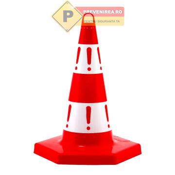 Con de trafic durabil din plastic - protectie si organizare
