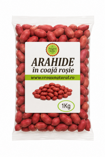 Arahide in coaja rosie 1Kg
