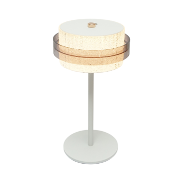 Lampa de masa touch LED 3W alba, baterie 3.7V/1800mAh de la Gold Smart Engine Srl