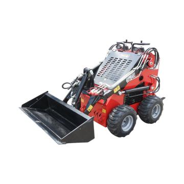 Mini incarcator frontal pe roti, motor benzina 23CP, 739cc de la Gold Smart Engine Srl