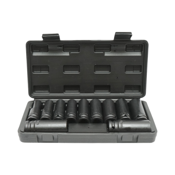Trusa chei tubulare de impact lungi 10-24mm, 78mm, patrat