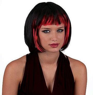 Peruca petrecere par mediu cu breton - 57640