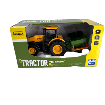 Jucarie tractor cu remorca, sunet si lumina de la Loredo Srl