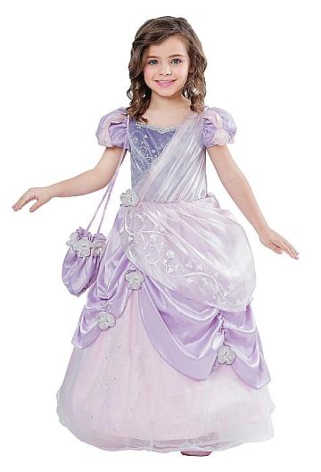 Set rochie + poseta asortata Lilac Flower Corolle 8-10 ani