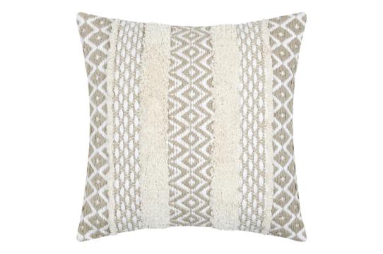 Perna decorativa Balma 40X40 cm, culoare greige, 100% bumbac de la URBANIX SRL