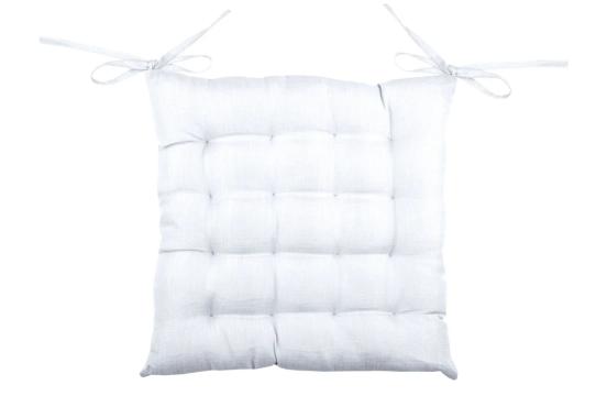 Perna de scaun Bea 40X40 cm, culoare alb, 100% poliester de la URBANIX SRL