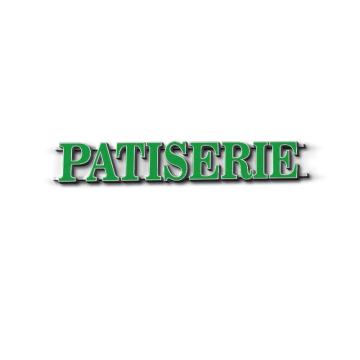 Litere volumetrice patiserie - Clasic Verde