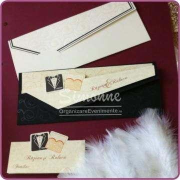 Invitatie nunta cu plic de la Simonne