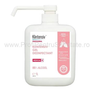 Gel dezinfectant maini Klintensiv 1000 ml Cub de la Profi Pentru Sanatate Srl