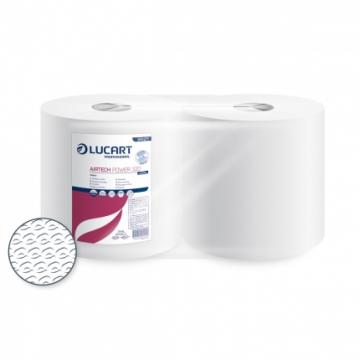 Lavete din airlaid, pe rola, albe - AirTech Power 320 de la Sanito Distribution Srl