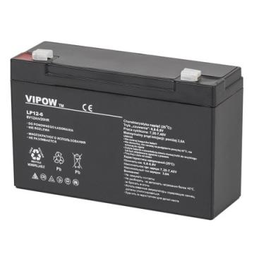 Acumulator gel plumb Vipow 6V, 12Ah